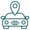 Intelligent vehicle tracking icon