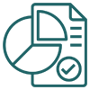 Accurate fleet management reports icon
